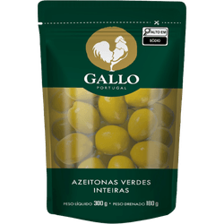AZEITONA VERDE GALLO SACHE 150G INTERIA
